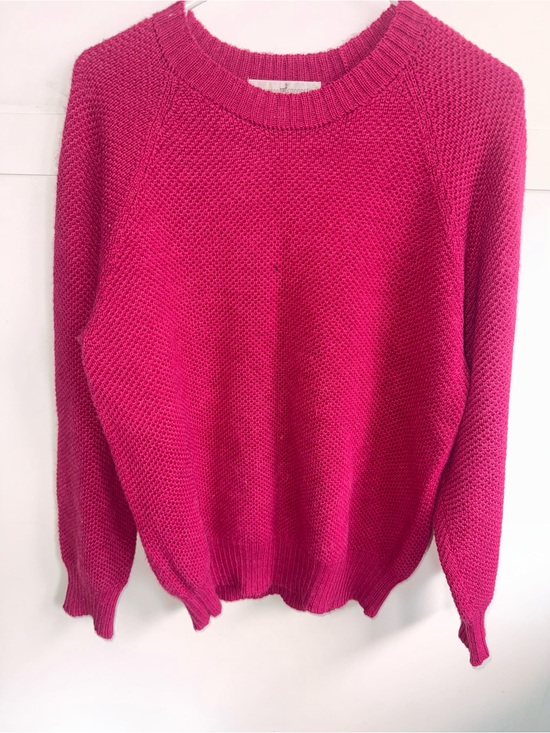 Peruvian Connection Sweaters - Peruvian Connection 100% Alpaca Knit Pullover Sweater Women Medium Magenta VTG